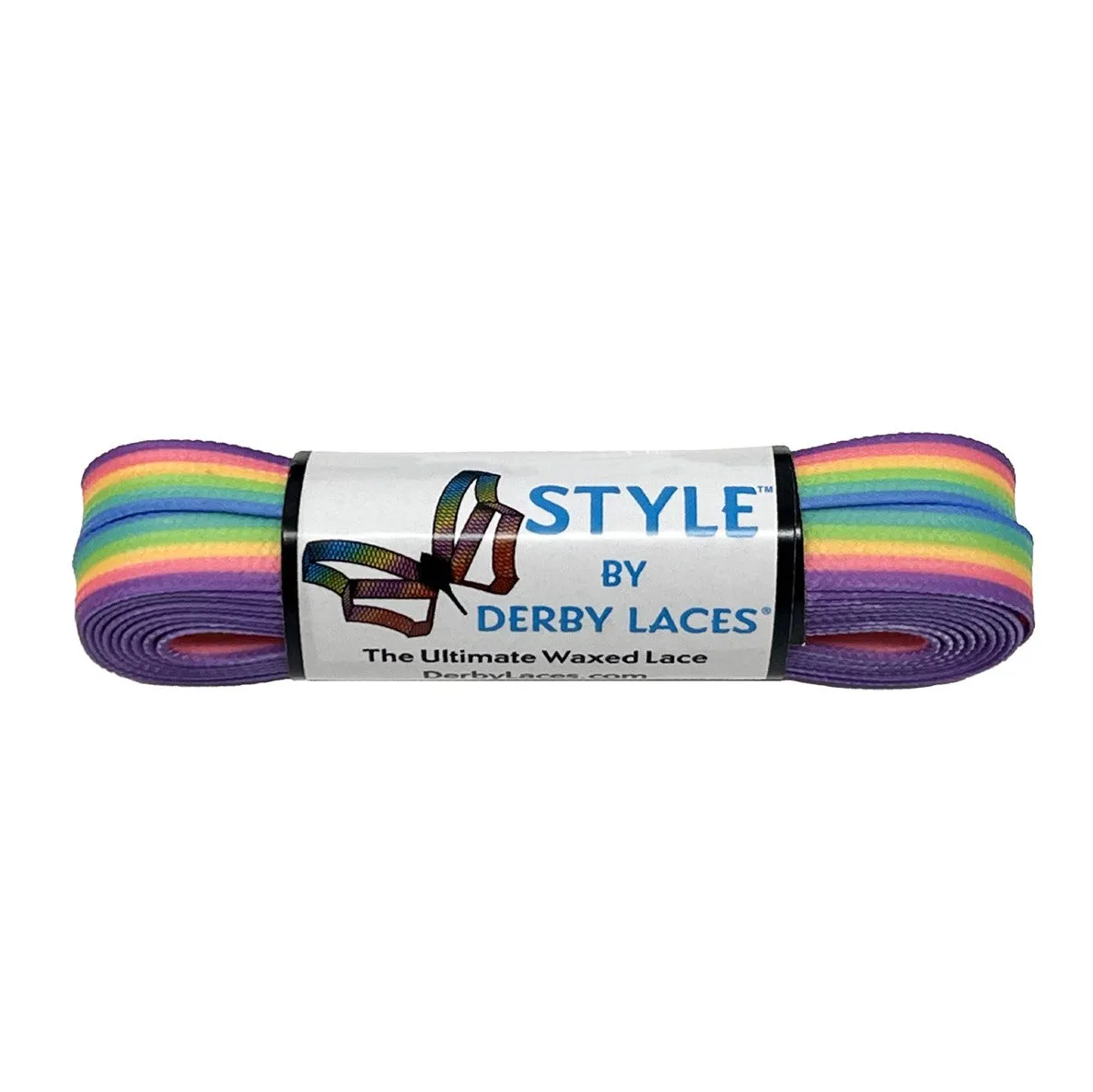 Derby Laces Style Rainbow Laces 72" (183cm)