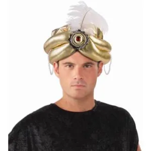 Gold Genie Desert Prince Hat