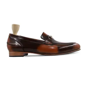 Hardin - Men's Burnished Tan Box Leather High Shine Loafer