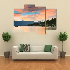 Lake Tahoe Sunset Canvas Wall Art