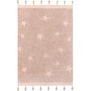 Lorena Canals Washable Rug Hippy Stars Vintage Nude