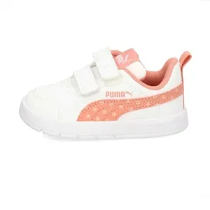 PUMA Courtflex V3 Dotty Infants Kid Shoes White