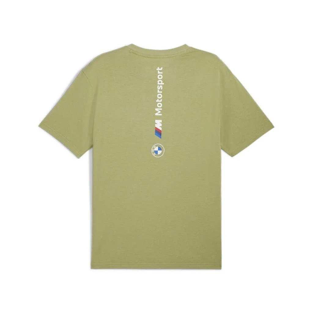 Puma Men's BMW Motorsport Tee Shirt - Olive Green