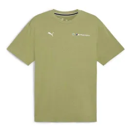 Puma Men's BMW Motorsport Tee Shirt - Olive Green