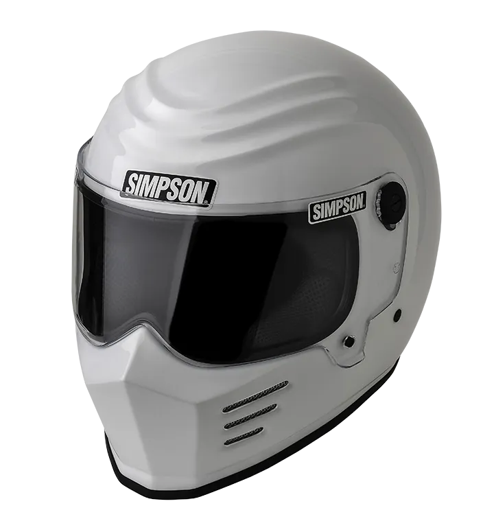 Simpson Outlaw Bandit Helmet - White