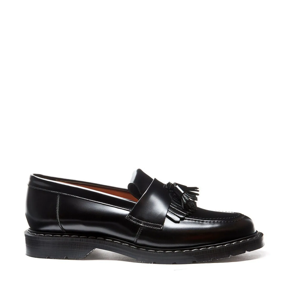 TASSEL LOAFER | Black High Shine