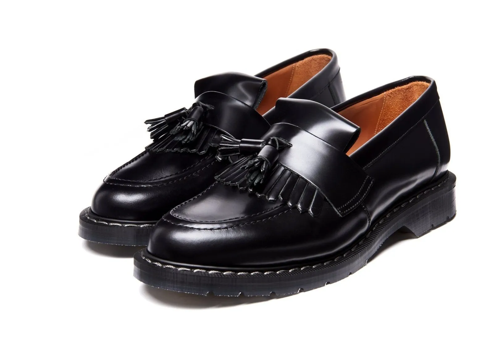 TASSEL LOAFER | Black High Shine