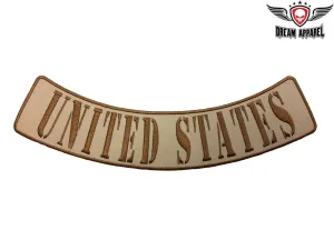 United States Desert Camo Bottom Rocker